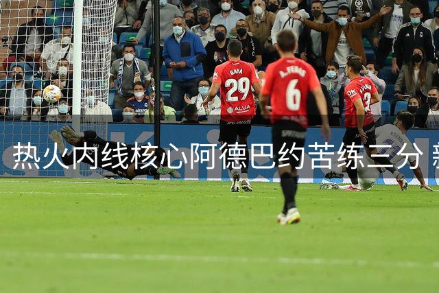 热火内线核心阿德巴约苦练三分 新赛季或迎投射进化